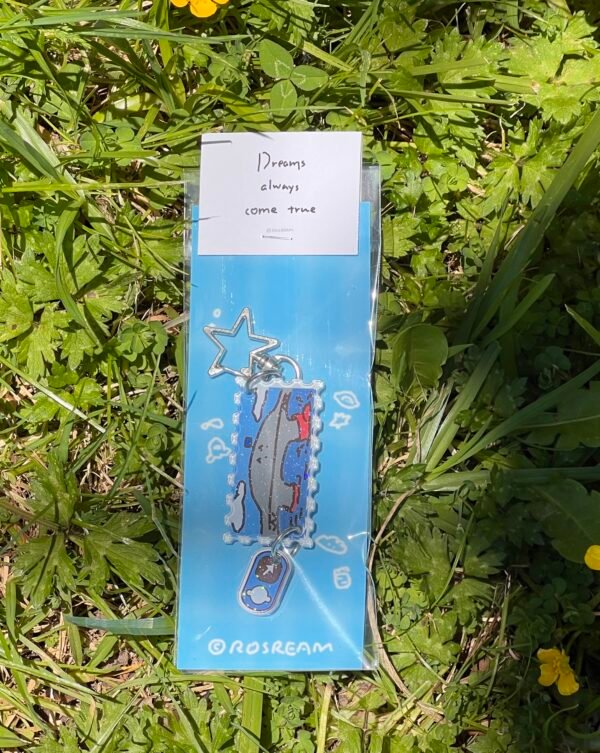 Stamp Pendant Keychain